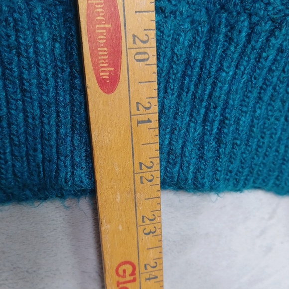NWT St. John’s Bay Teal Cable Knit Pullover XL Cozy Soft Stretch Winter Sweater - Picture 13 of 13